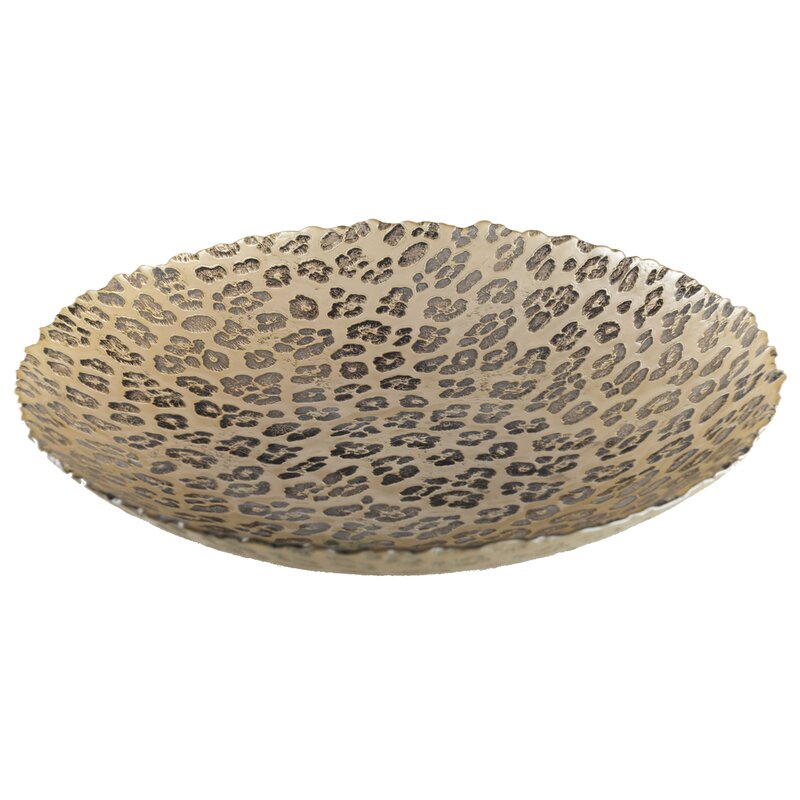 Aulica Wavy Leopard Fruit Bowl 