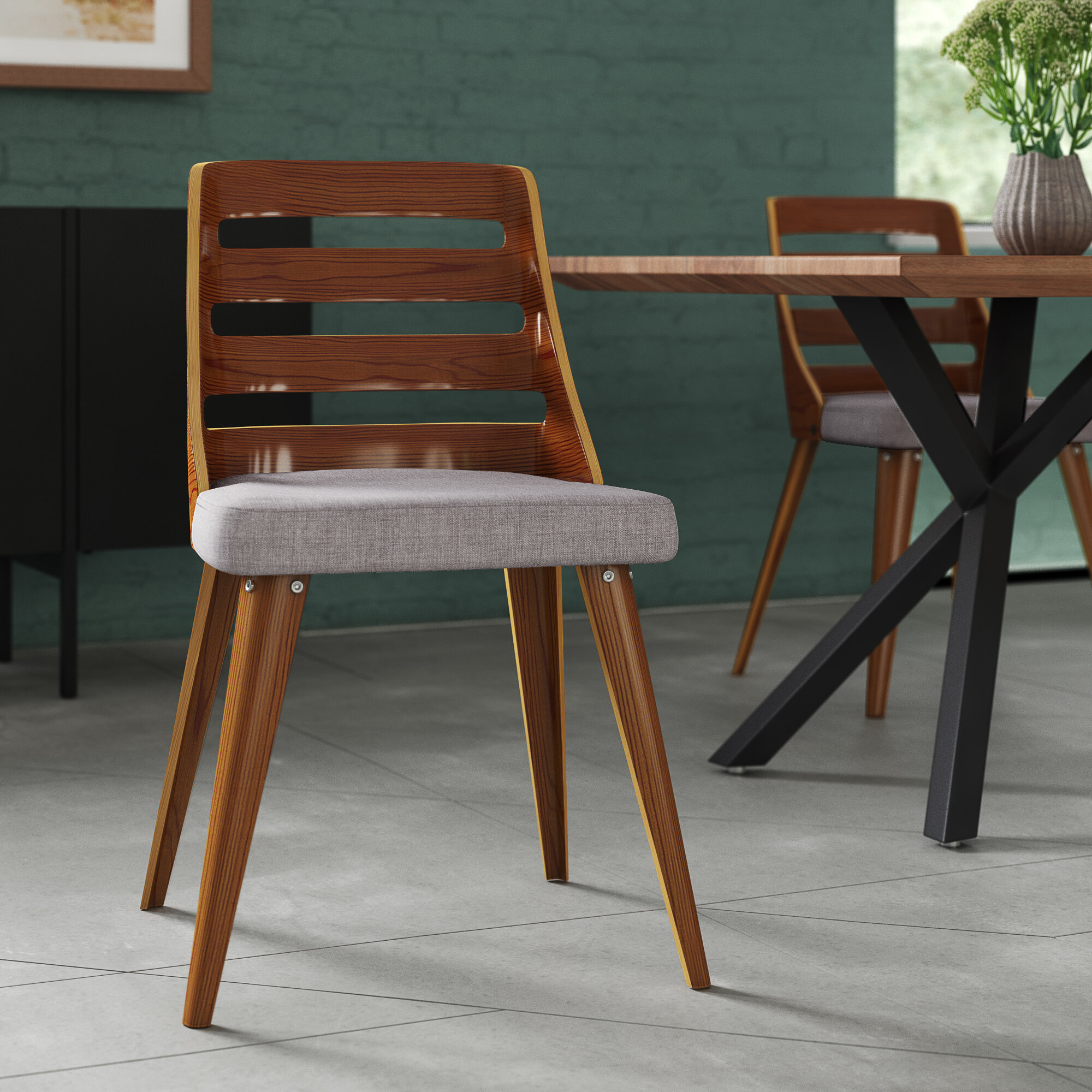 Walnut Kitchen Dining Chairs You Ll Love In 2020 Wayfair