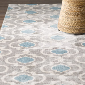 Melrose Gray/Blue Area Rug