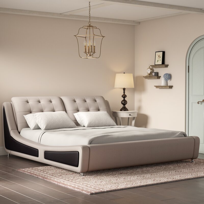 Brayden Studio Alby Upholstered Platform Bed Reviews Wayfair