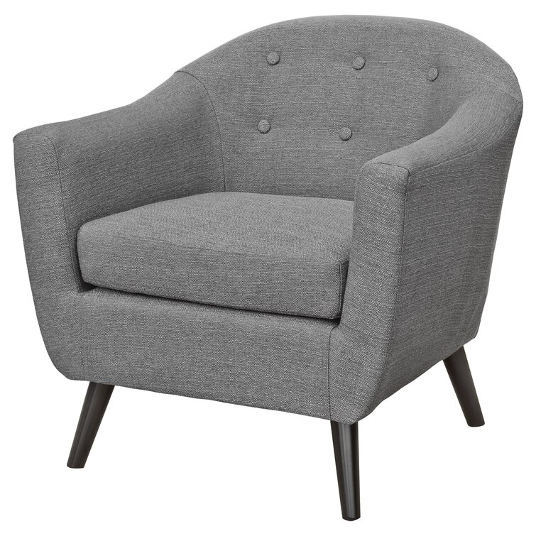 dCor design 77Cm Wide Tufted Leather Match Tub Chair | Wayfair.co.uk