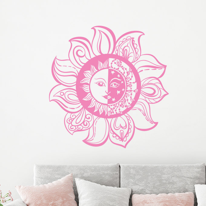 Decal House Sun and Moon Wall Decal Wayfair