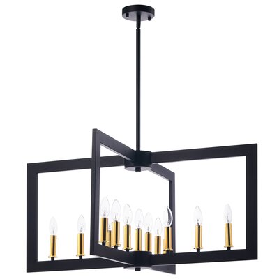 Wallburg 13 - Light Kitchen Island Geometric Chandelier