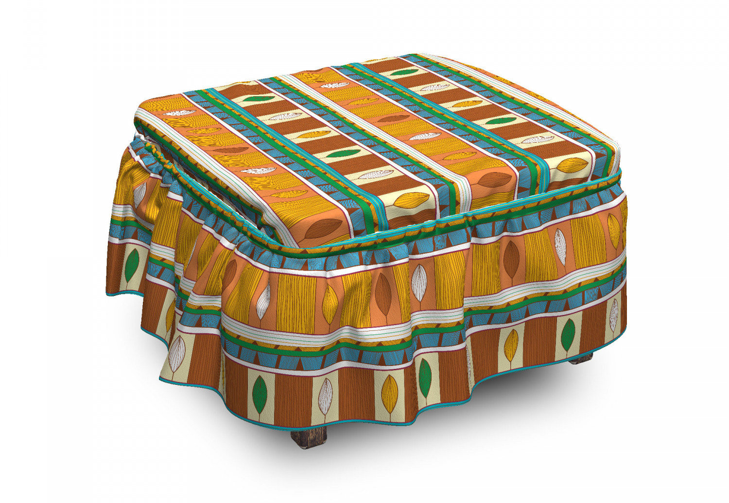 Bless international Native and Motif Ottoman Slipcover Wayfair