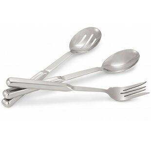 2 Pack Buffet & Banquet Style Serving Forks Serving Utensil 2 Set of Two 9 Durable Stainless Steel with Mirrored Finish - Elegant Top of the Line Serving Forks Serving Fork 