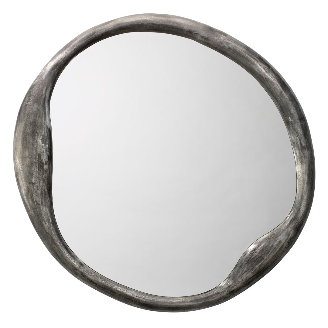 Online Designer Combined Living/Dining Organic Industrial Distressed Accent Mirror Finish: Antique Iron