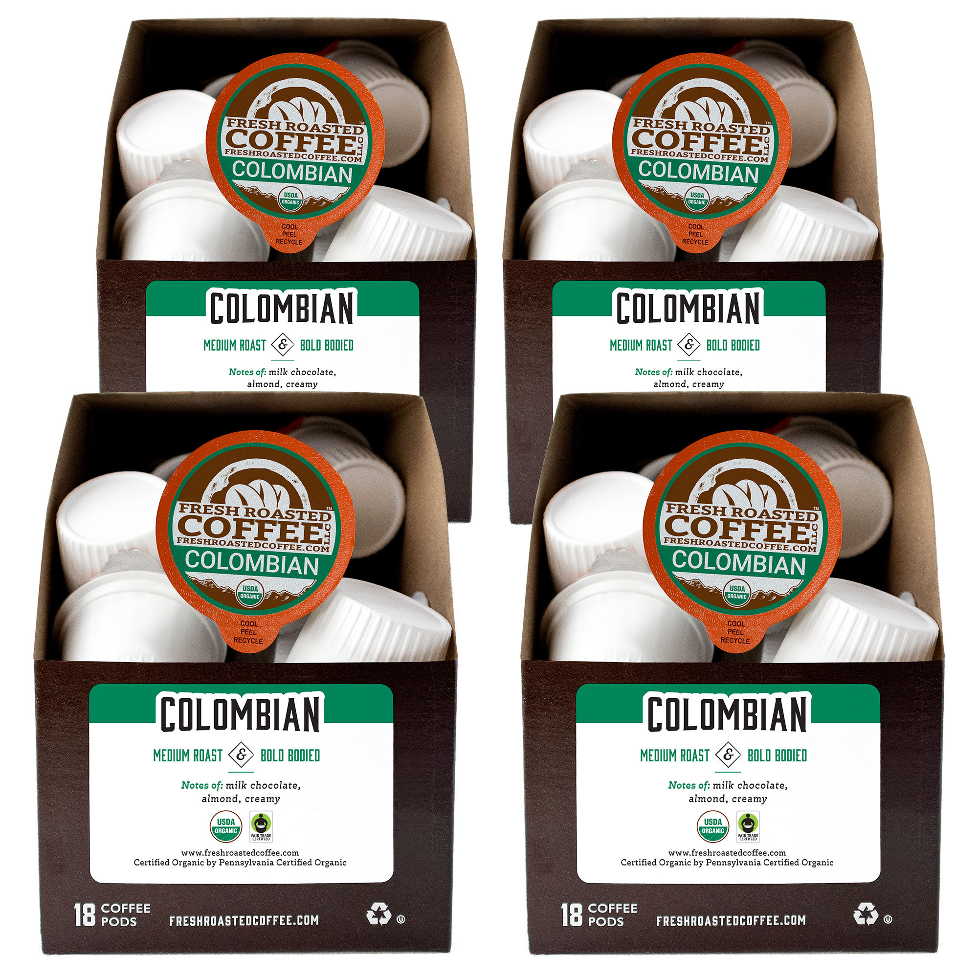 Fresh Roasted Coffee Organic Colombian Coffee Pods Wayfair