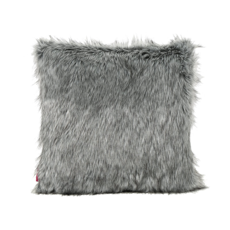 Greyleigh Hamblen Furry Faux Fur Throw Pillow Reviews Wayfair
