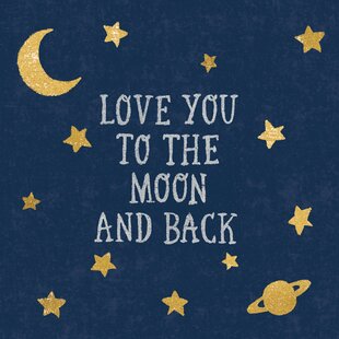 I Love you to the Moon & Back country inspirational wall decor wood sign 12X6" 
