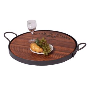 Cask and Crown Serving Tray