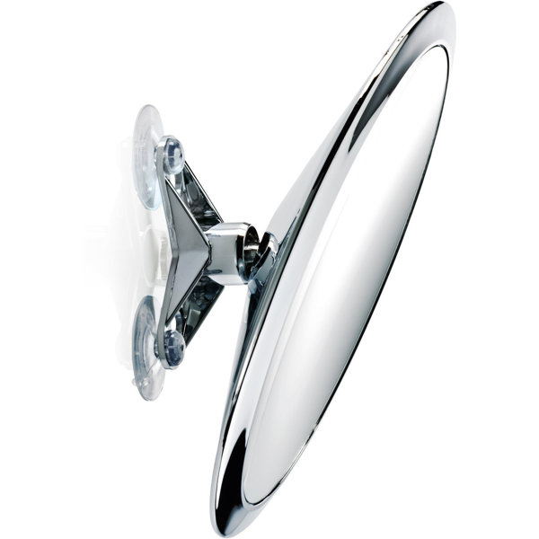 Symple Stuff Korman Round Suction Cup Swivelling Makeup Shaving Mirror Wayfair