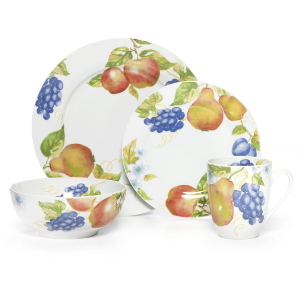 Pfaltzgraff Everyday Orchard 16 Piece Dinnerware Set, Service for 4 ... Pfaltzgraff Everyday Orchard 16 Piece Dinnerware Set, Service for 4 ...