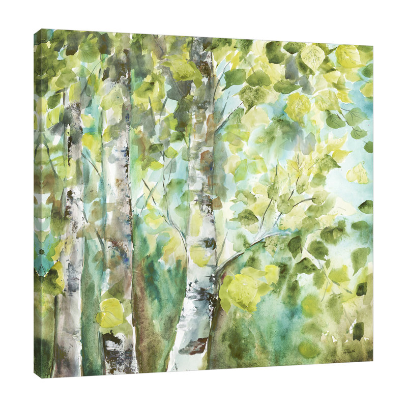 Jaxsonrea Watercolor Summer Aspens By Tre Sorelle Studios