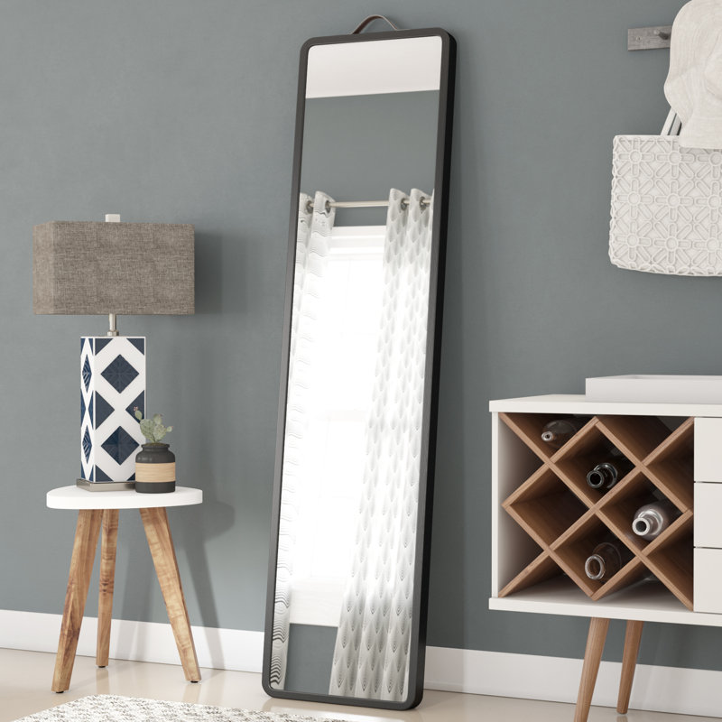 Latitude Run Modern Floor Leaning Full Length Mirror