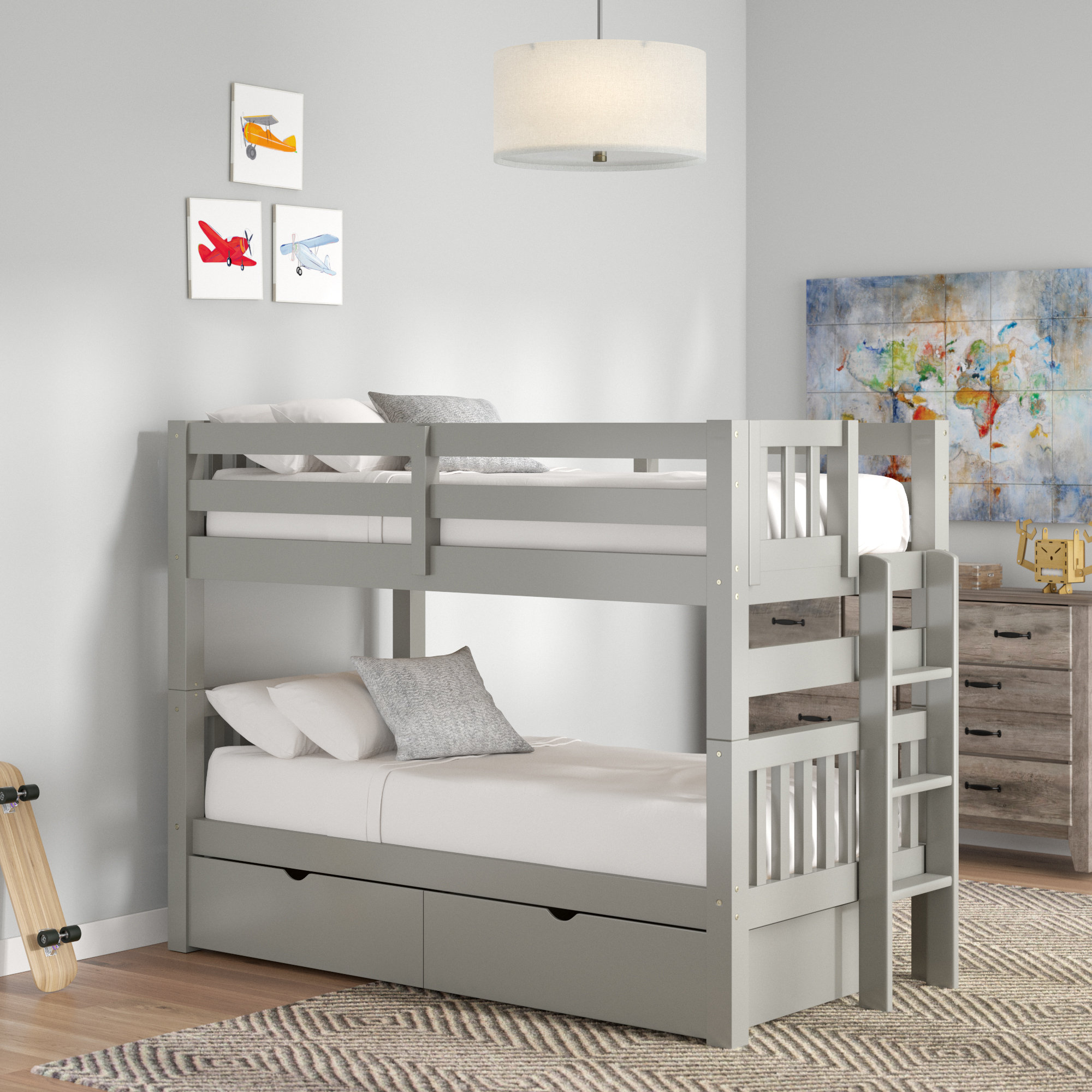 unstackable bunk beds