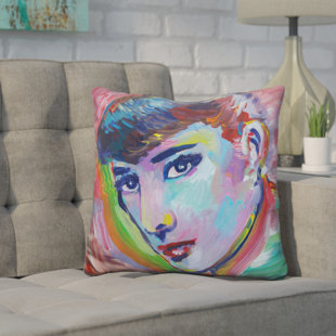 Audrey Hepburn Pillow Wayfair