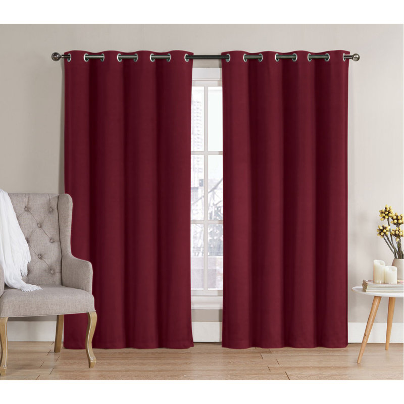 Karn Hotel Solid Blackout Thermal Grommet Curtain Panels Reviews