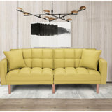 Mustard Yellow Futon Wayfair From web design to interior architecture, we are used to seeing the shades of yellow in different dimensions of. mustard yellow futon wayfair