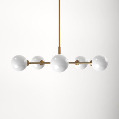 Andrea 5 - Light Sputnik Modern Linear Chandelier