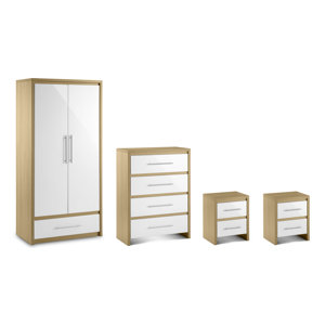 4-tlg. Schlafzimmermöbel-Set Swante von Fjørde..