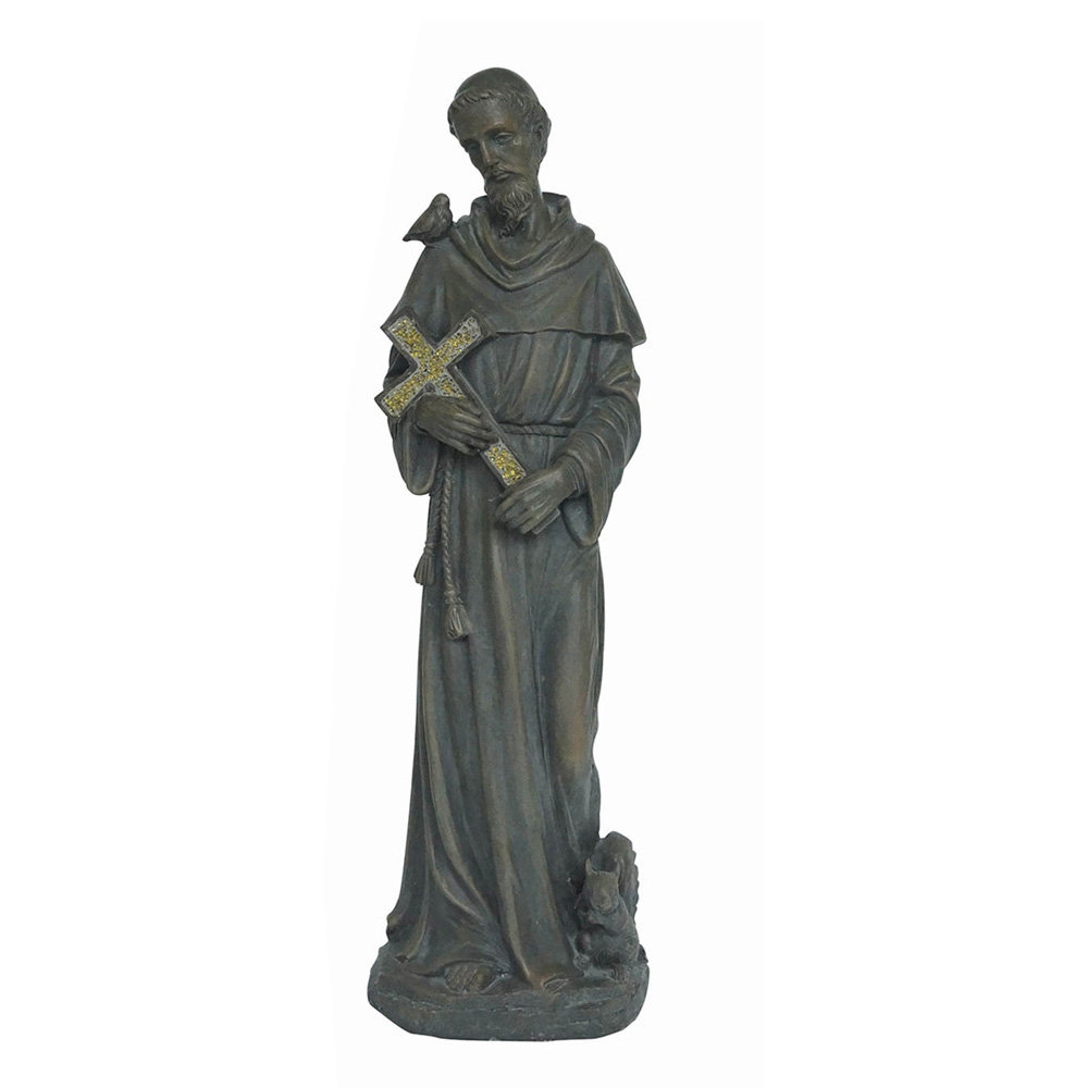 Astoria Grand Resin St. Francis Statue Wayfair