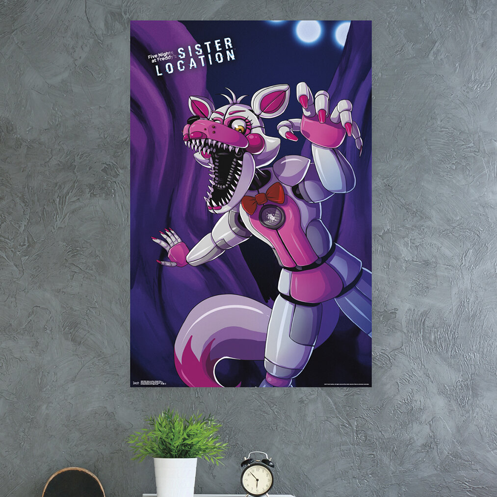 Trends International Five Nights At Freddy S Sister Location Funtime Foxy Paper Print Wayfair