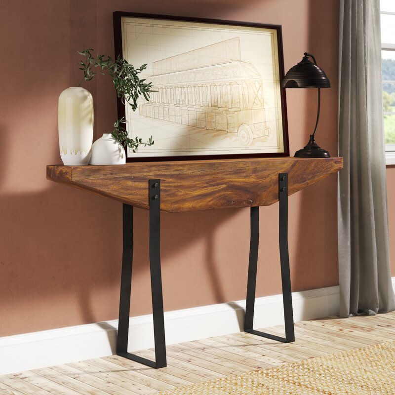 Williston Forge Valor 58 Solid Wood Console Table Reviews Wayfair