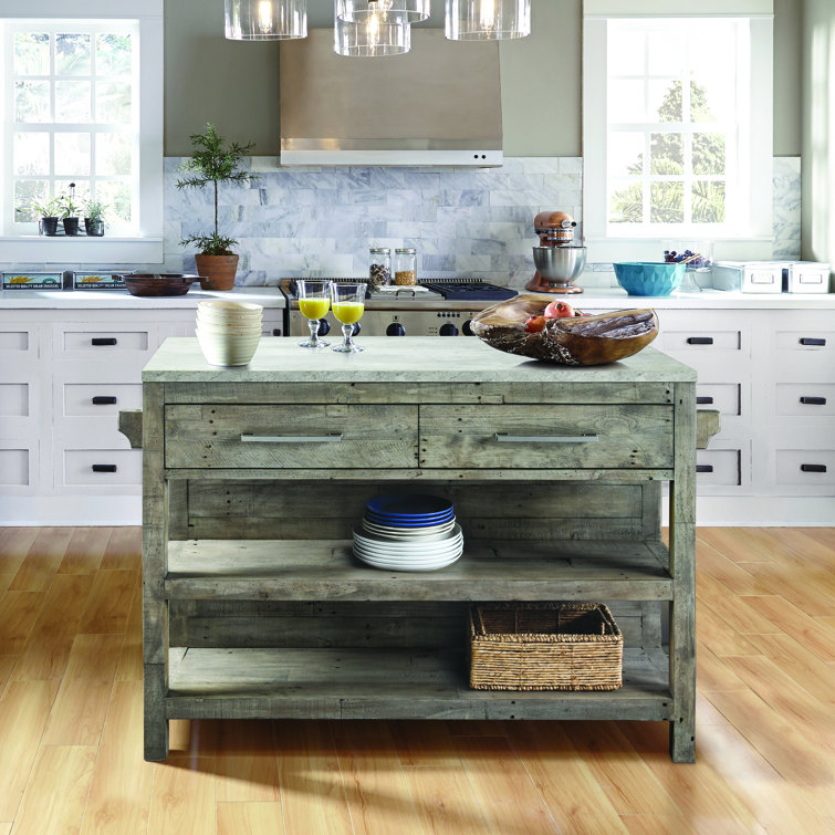 Birch Lane Kinston Kitchen Island Reviews Wayfair