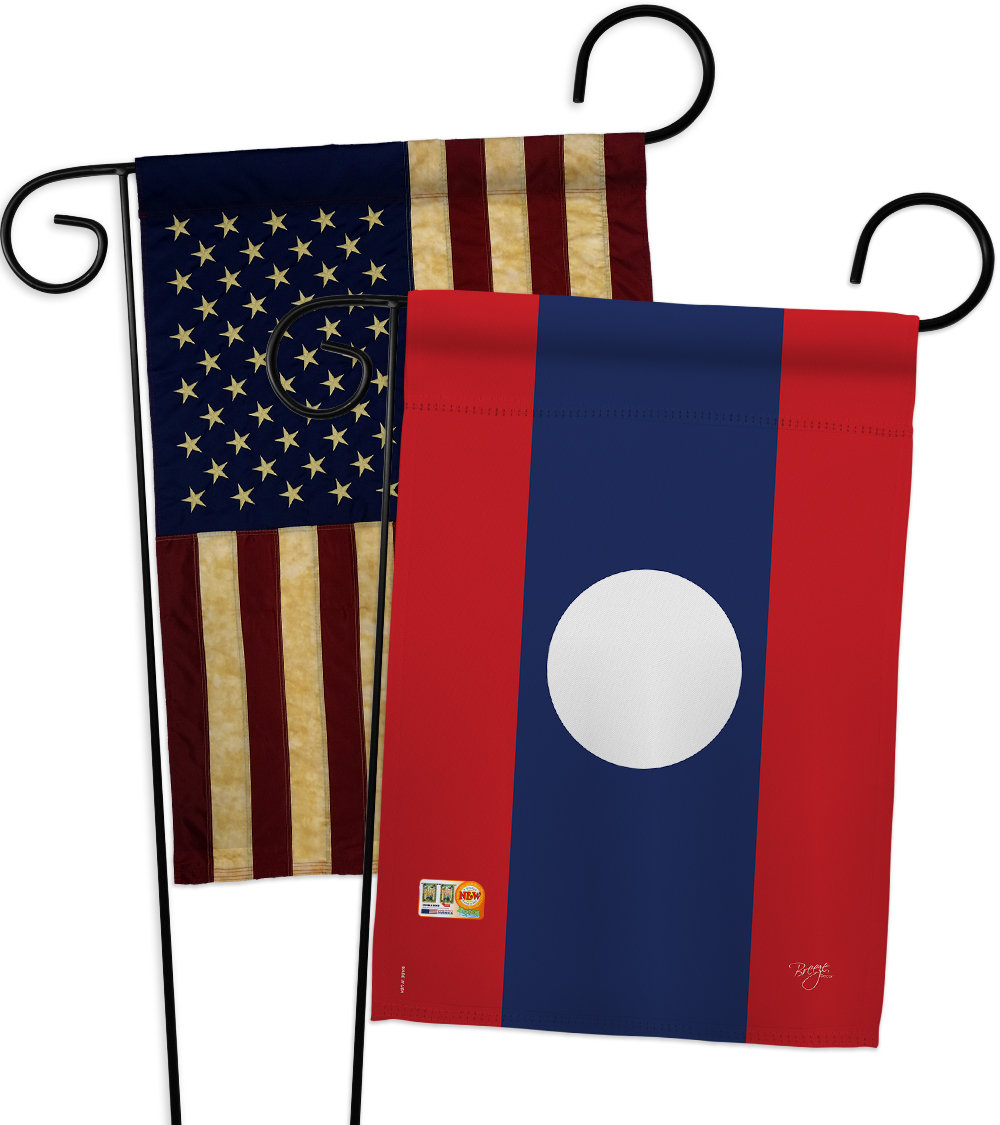 Breeze Decor Laos Impressions Decorative 2 Sided Polyester 19 X 13 In 2 Piece Garden Flag Set Wayfair