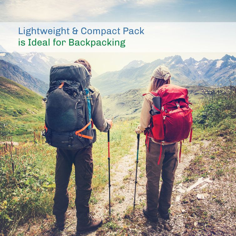 carry tent on backpack