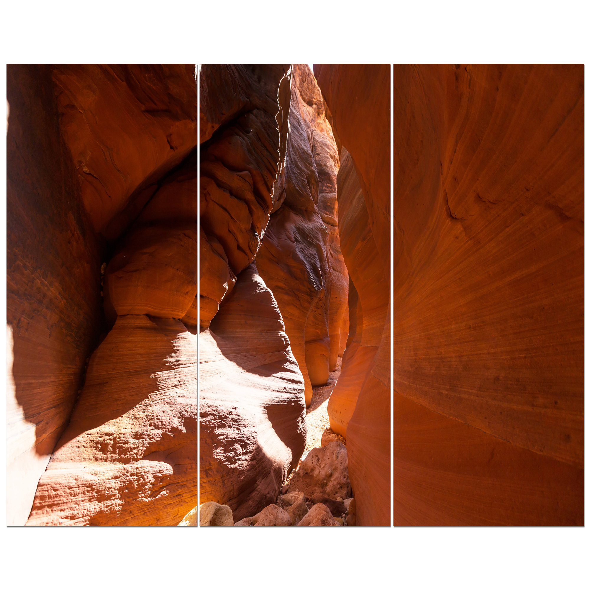Antelope Canyon Arizona Panoramic Picture Canvas Print Home Decor Wall Art