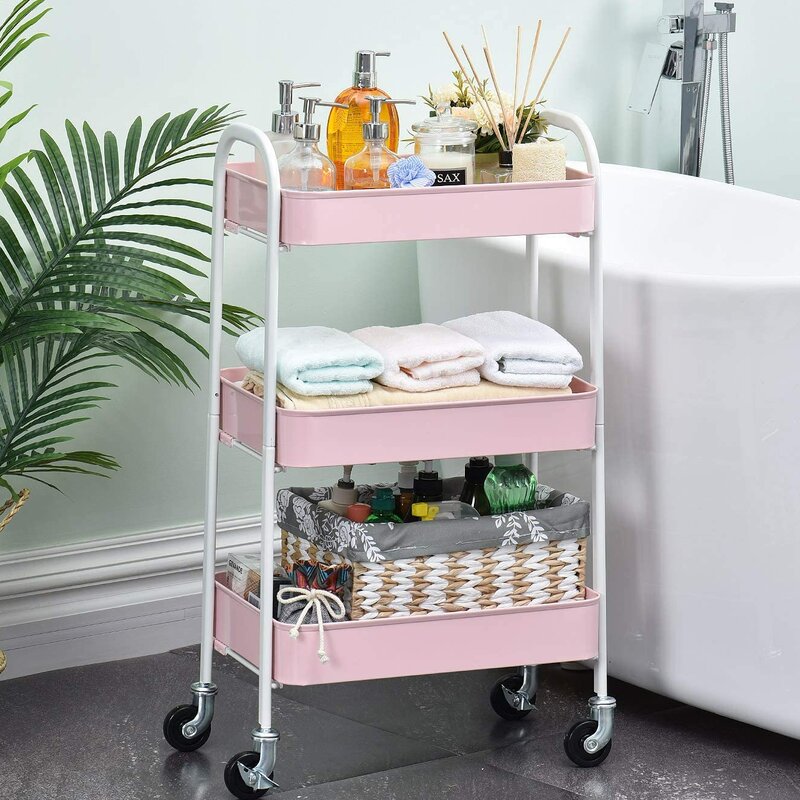 KINGRACK 3 Tier Rolling Cart & Reviews | Wayfair.ca