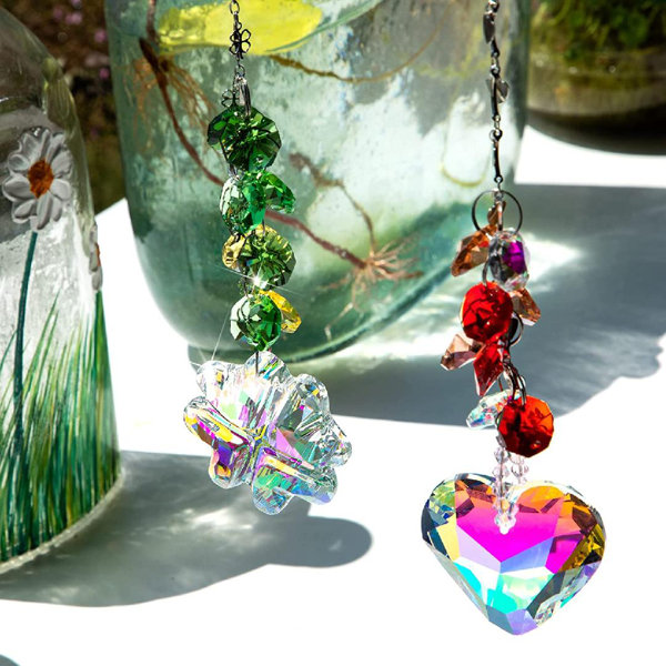Lucky Christmas Tree Chandelier Crystal Lamp Parts Prism Crystal Hanging Prism 