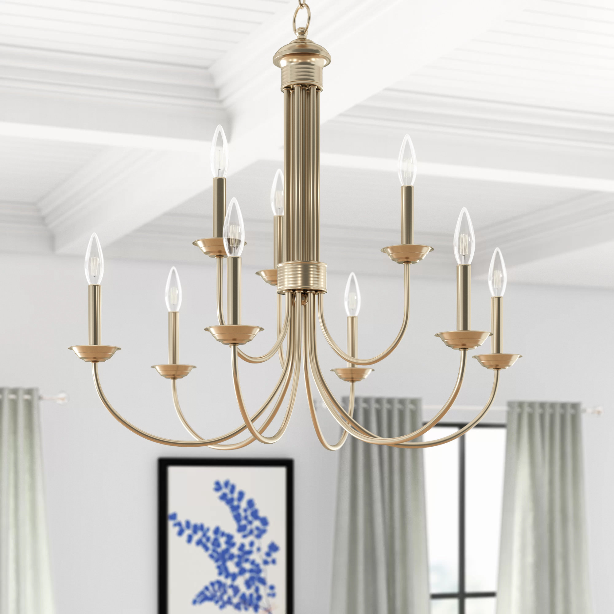 Perceval 9 Light Candle Style Chandelier Reviews Joss Main Perceval 9 Light Candle Style