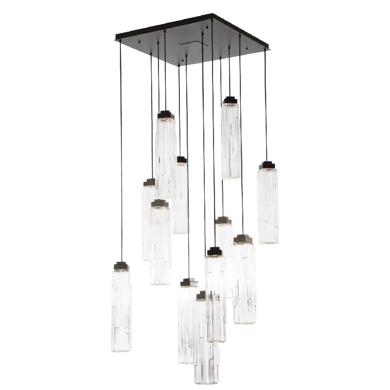 Hammerton Studio Ledgestone Square Multi Port 12 Light Novelty Ledgestone Square Multi Port