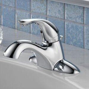Centerset Single Handle Bathroom Faucet with Drain Assembly and Diamond Seal Technology