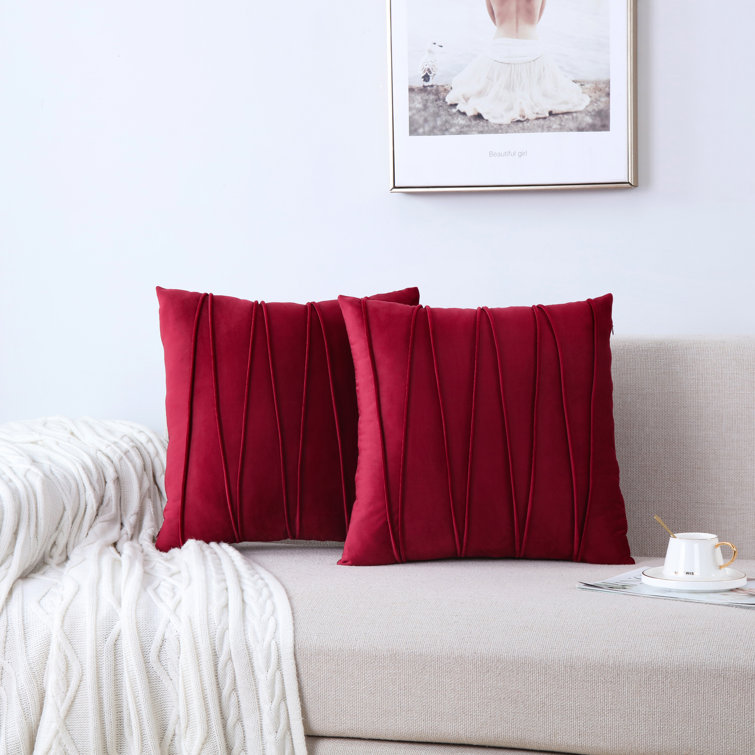 pleated pillow case