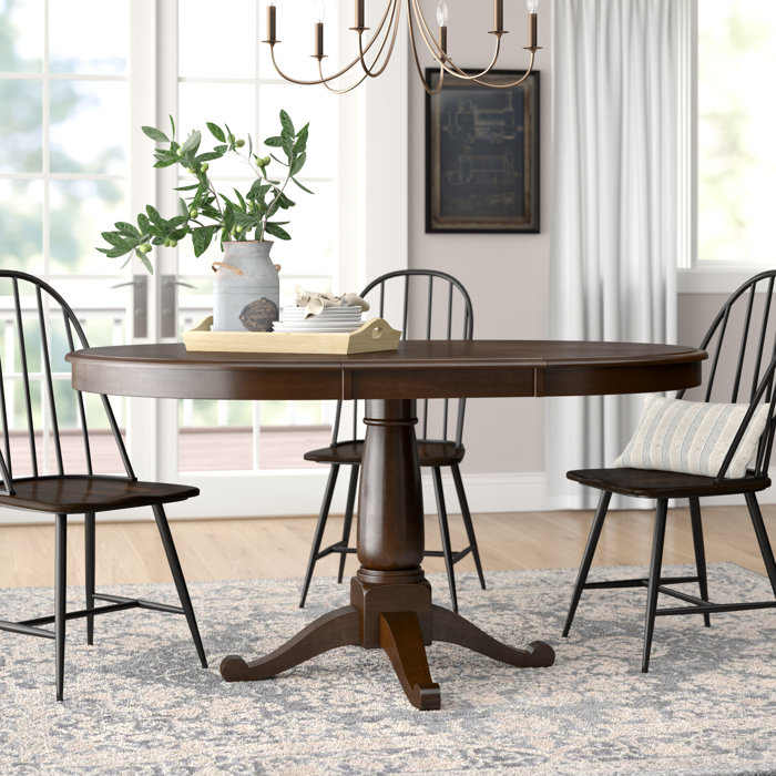 Kiantone Extendable Solid Wood Dining Table Kiantone Extendable Solid Wood Dining Table