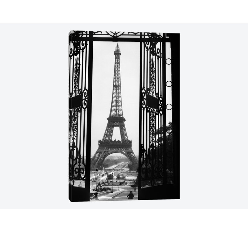 East Urban Home 1920s Eiffel Tower Built 1889 Seen From Trocadero