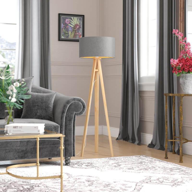 Mikado Living Philomena 140cm Tripod Floor Lamp Reviews Philomena 140cm Tripod Floor Lamp