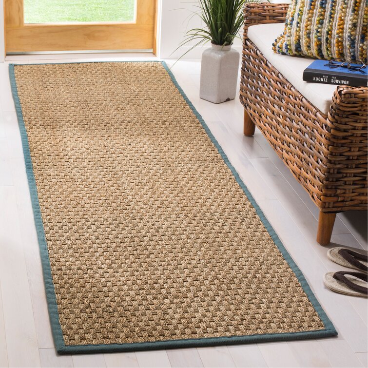 Andover Mills™ Jeremy Bamboo Slat/Seagrass Tan Area Rug & Reviews ...