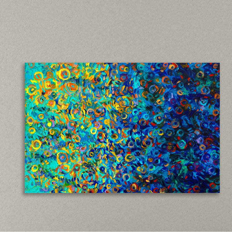 Latitude Run Beach Glass Acrylic Painting Print On Wrapped