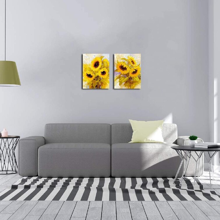 Modern Unframed Flower Oil Painting Canvas Print Wall Art Picture Home Decor