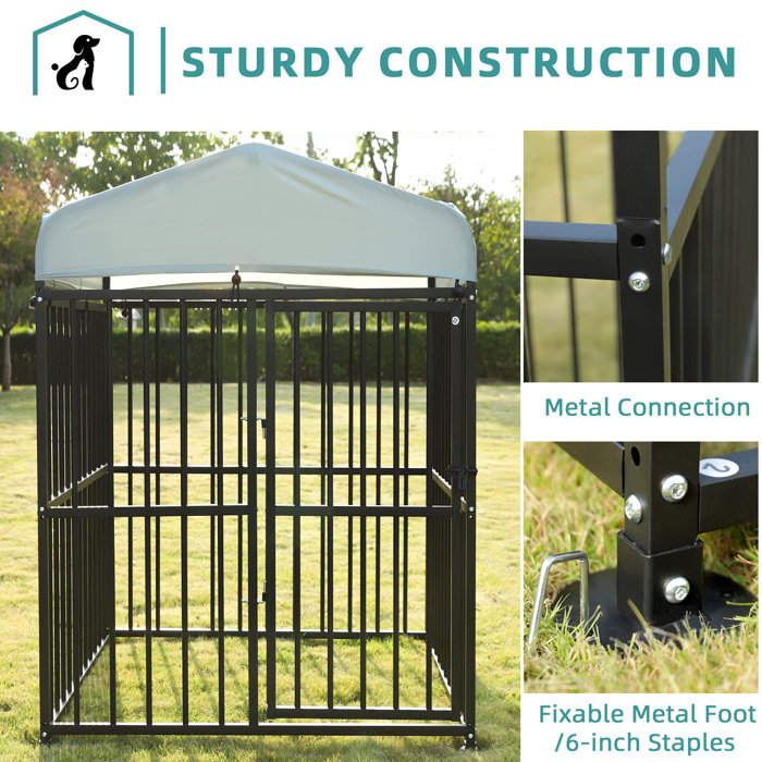 Meetwarm Large Outdoor Dog Pen & Reviews | Wayfair