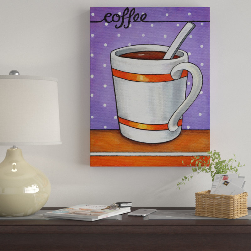 Winston Porter Good Morning Cafe Coffee Acrylic Painting Print