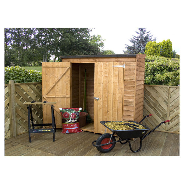 Garden Sheds 6 X 2 mercia garden products 6 ft. w x 2.6 ft. d wooden overlap pent Garden Sheds 6 X 2 mercia garden products 6 ft. w x 2.6 ft. d wooden overlap pent
