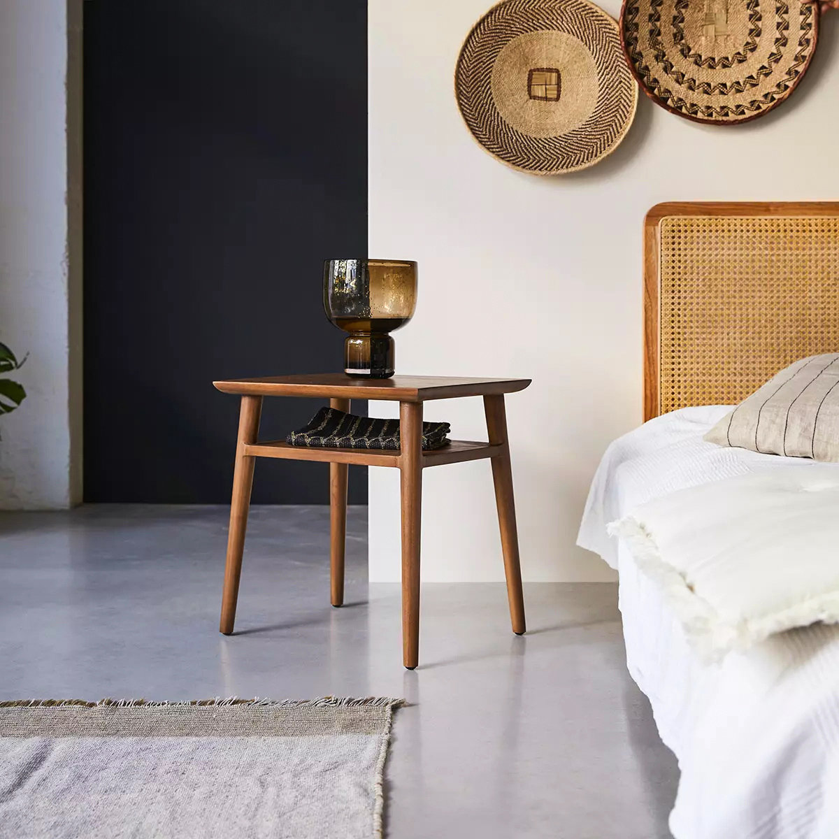 Oliver Kenyatta Solid Wood Bedside Table Wayfair.co.uk