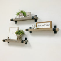 grey wall display shelves you ll love in 2021 wayfair ca
