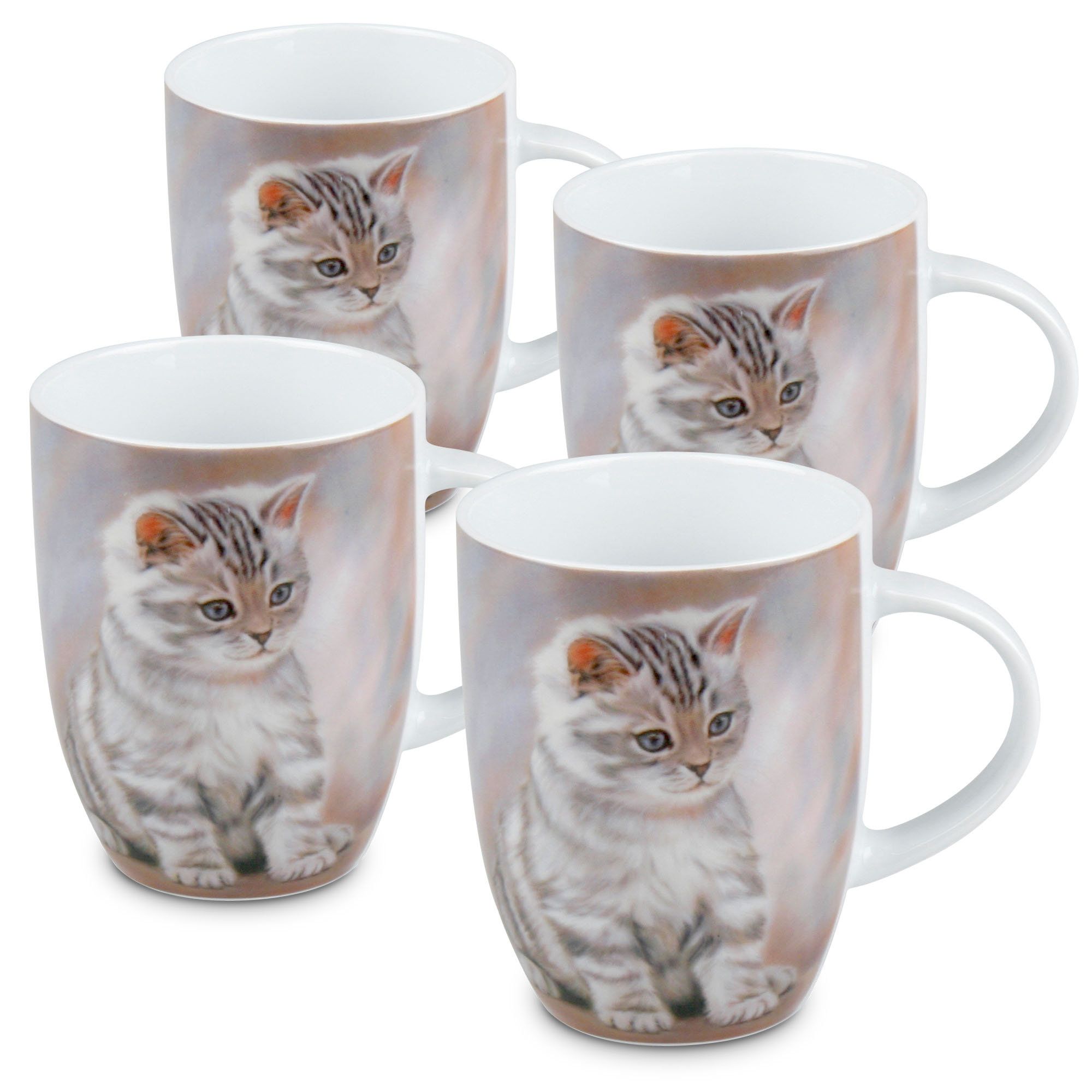 Red Barrel Studio Alexus Tiger Striped Kitten Coffee Mug Wayfair