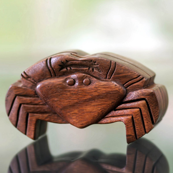 Bloomsbury Market Wong Crab Wood Decorative Box Wayfair